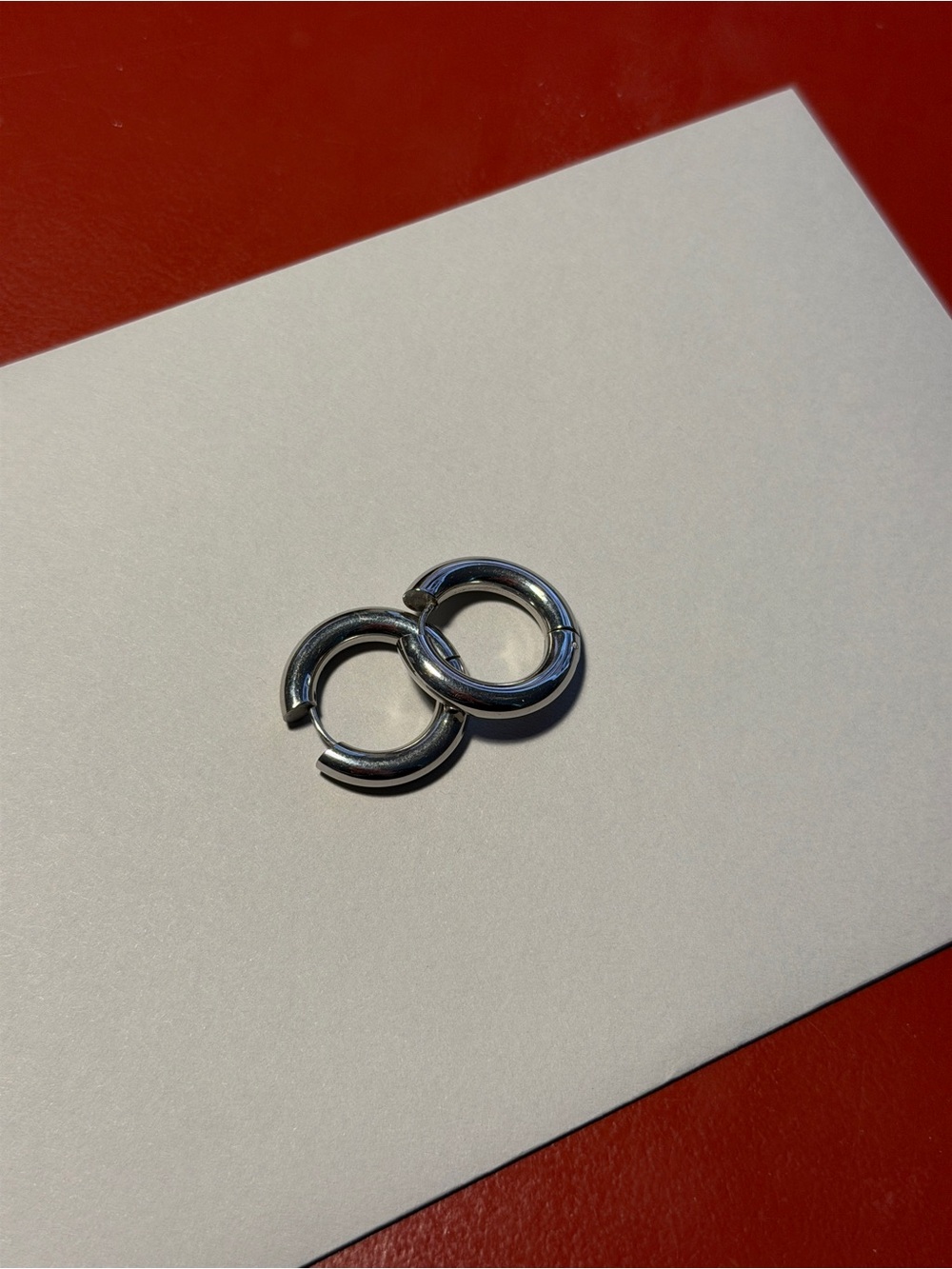 Women's Silver Hoop Earrings - Polished Small Pair